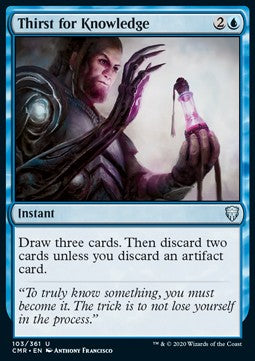 Thirst for Knowledge - Commander Legends (Uncommon) [103]