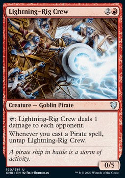 Lightning-Rig Crew - Commander Legends (Uncommon) [190]