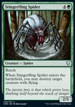 Stingerfling Spider - Commander Legends (Uncommon) [258]