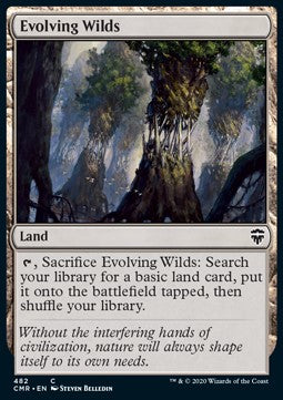 Evolving Wilds - Commander Legends: Extras (Common) [482]