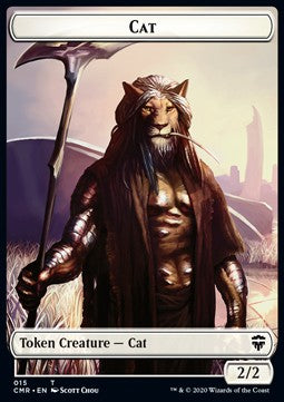 Cat Token (W 2/2) // Soldier Token (W 1/1) - Commander Legends: Extras (Token) [T 15/16]