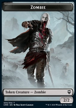 Zombie Token (Black 2/2) - Commander Legends: Extras (Token) [T06]