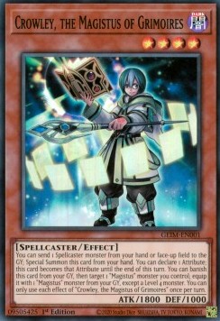 Crowley, the Magistus of Grimoires - Genesis Impact (Super Rare) [001]