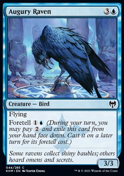 Augury Raven - Kaldheim (Common) [44]