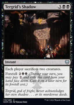 Tergrid's Shadow - Kaldheim (Uncommon) [113]