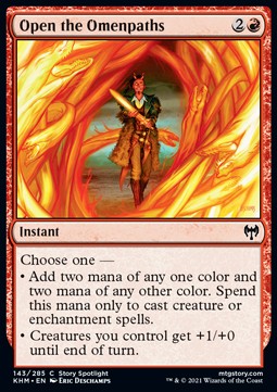 Open the Omenpaths - Kaldheim (Common) [143]