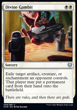 Divine Gambit - Kaldheim (Uncommon) [8]