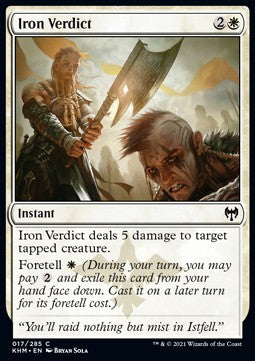 Iron Verdict - Kaldheim (Common) [17]