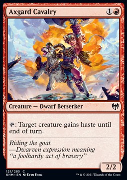 Axgard Cavalry - Kaldheim (Common) [121]