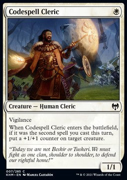 Codespell Cleric - Kaldheim (Common) [7]