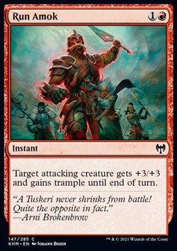 Run Amok - Kaldheim (Common) [147]