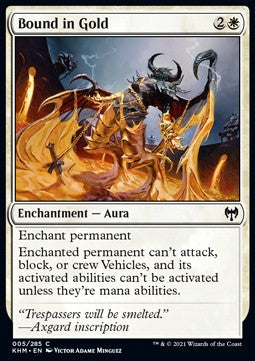 Bound in Gold - Kaldheim (Common) [5]