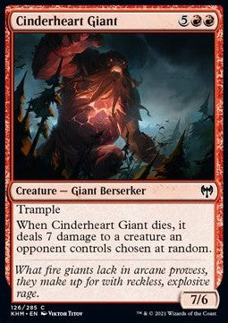 Cinderheart Giant - Kaldheim (Common) [126]