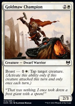 Goldmaw Champion - Kaldheim (Common) [14]