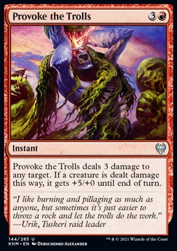 Provoke the Trolls - Kaldheim (Uncommon) [144]