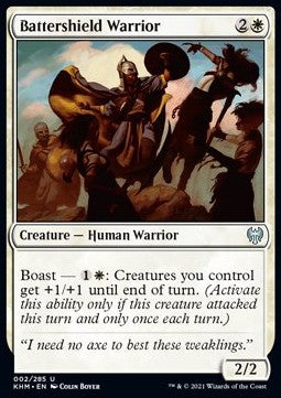 Battershield Warrior - Kaldheim (Uncommon) [2]