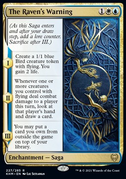 The Raven's Warning - Kaldheim (Rare) [227]