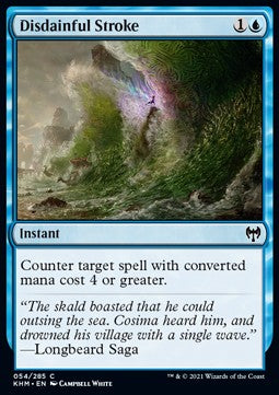 Disdainful Stroke - Kaldheim (Common) [54]