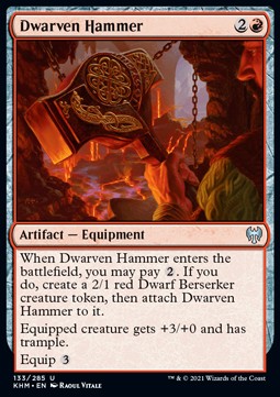 Dwarven Hammer - Kaldheim (Uncommon) [133]