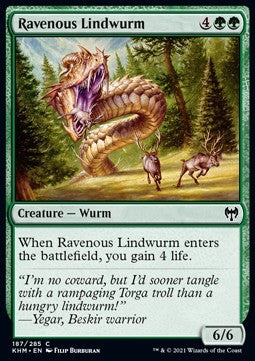 Ravenous Lindwurm - Kaldheim (Common) [187]