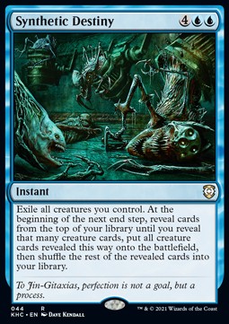 Synthetic Destiny - Commander: Kaldheim (Rare) [KHC-44]