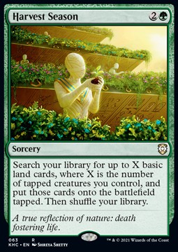 Harvest Season - Commander: Kaldheim (Rare) [KHC-63]