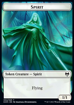 Spirit Token (White 1/1) - Kaldheim: Extras (Token) [XKHM-T04]