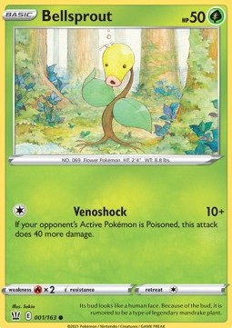 Bellsprout - Battle Styles (Common) [1]