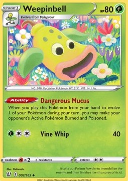 Weepinbell - Battle Styles (Uncommon) [2]