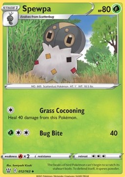 Spewpa - Battle Styles (Uncommon) [12]