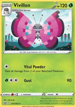 Vivillon - Battle Styles (Rare) [13]