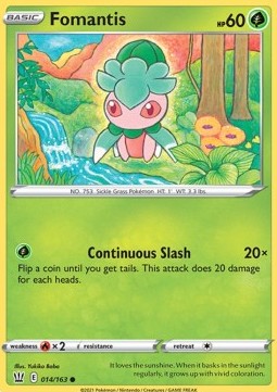 Fomantis - Battle Styles (Common) [14]
