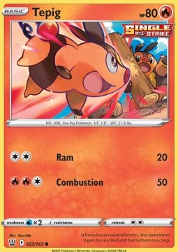 Tepig - Battle Styles (Common) [23]