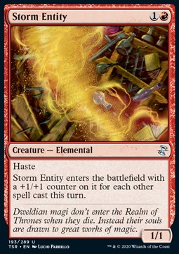 Storm Entity - Time Spiral Remastered (Uncommon) [193]