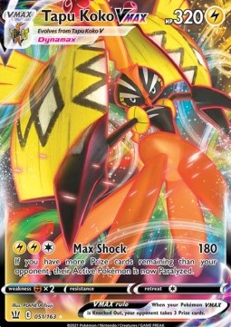 Tapu Koko VMAX - Battle Styles (Ultra Rare) [BST-51]