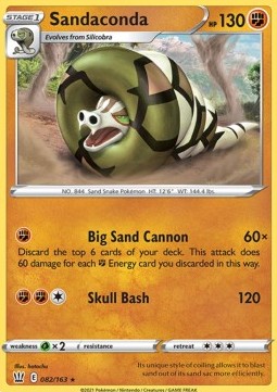 Sandaconda - Battle Styles (Holo Rare) [82]