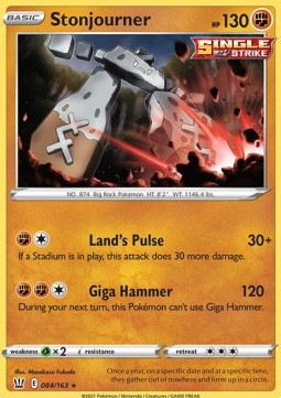 Stonjourner - Battle Styles (Rare) [84]