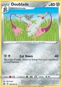 Doublade - Battle Styles (Uncommon) [106]