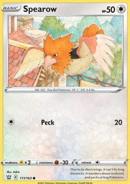 Spearow - Battle Styles (Common) [111]
