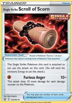 Single Strike Scroll of Scorn - Battle Styles (Uncommon) [133]