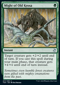 Might of Old Krosa - Time Spiral Remastered (Uncommon) [217]