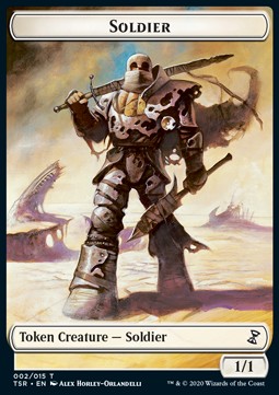 Soldier Token (White 1/1) - Time Spiral Remastered: Extras (Token) [T02]