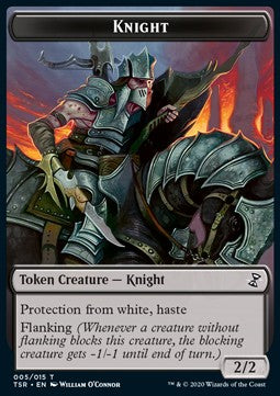 Knight Token (Black 2/2) - Time Spiral Remastered: Extras (Token) [T05]