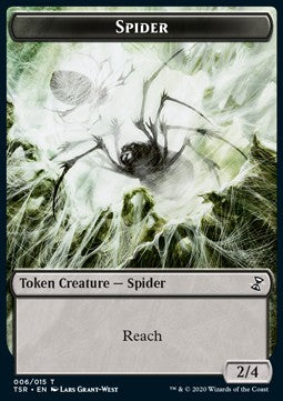Spider Token (Black 2/4) - Time Spiral Remastered: Extras (Token) [XTSR-T06]