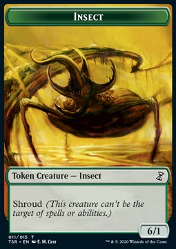 Insect Token (Green 6/1) - Time Spiral Remastered: Extras (Token) [XTSR-T11]