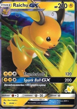 Raichu GX - Hidden Fates (Fixed) [HIF-20]