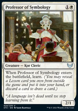 Professor of Symbology - Strixhaven: School of Mages (Uncommon) [24]