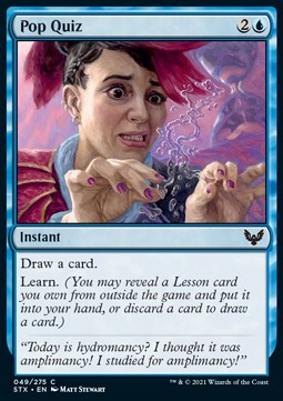 Pop Quiz - Strixhaven: School of Mages (Common) [49]