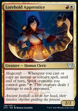 Lorehold Apprentice - Strixhaven: School of Mages (Uncommon) [198]