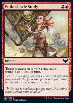 Enthusiastic Study - Strixhaven: School of Mages (Common) [99]